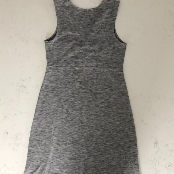 Eddie Bauer Travex Aster Tie The Knot Slvless VNk Exercise Dress Grey Sz S - Picture 6 of 11